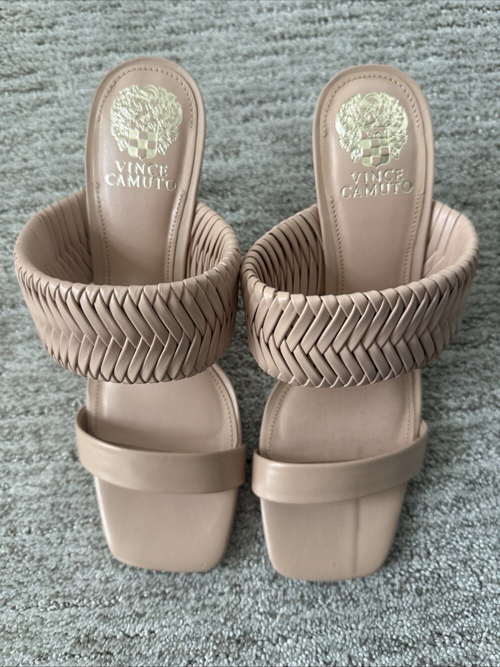 Vince Camuto Emoelee Sandal, Dark Bluff Leather, Womens Size 9 NEW